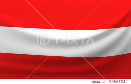 Waving national flag of Austria 40368524
