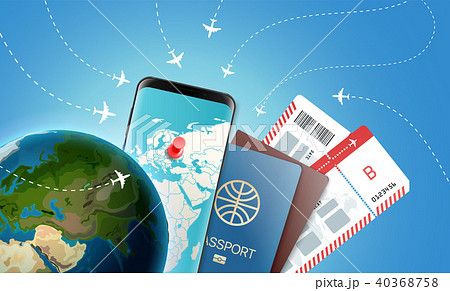 Travel time vector illustration 40368758