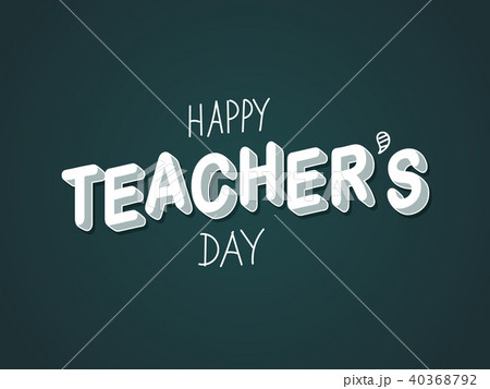 Happy Teachers Day. Vector illustration 40368792
