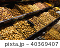The famous oriental market. Dried nuts and spices in Istambul, 40369407