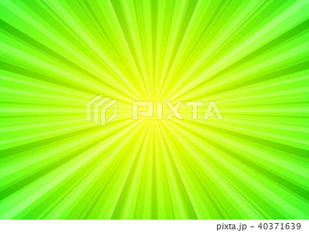黄緑色放射線背景のイラスト素材