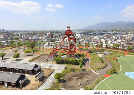 田川市石炭 歴史博物館 三井田川鉱業所伊田竪坑の写真素材