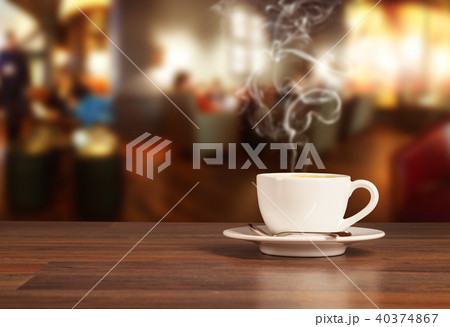 Coffee drink in cafeteria 40374867