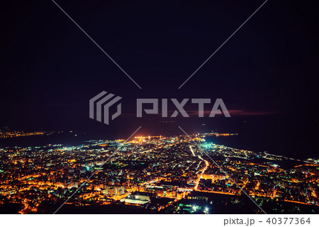 city with a night on the beach 40377364