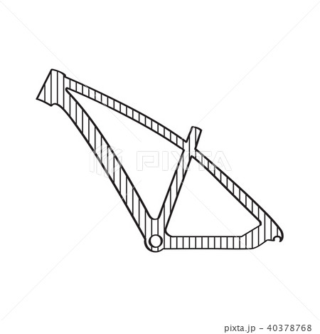 Bike frame sketch 40378768