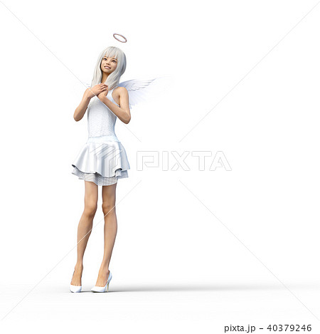 かわいい天使 フェアリー 妖精 perming3DCGイラスト素材 かわいい天使 フェアリー 妖精 perming3DCGイラスト素材 40379246