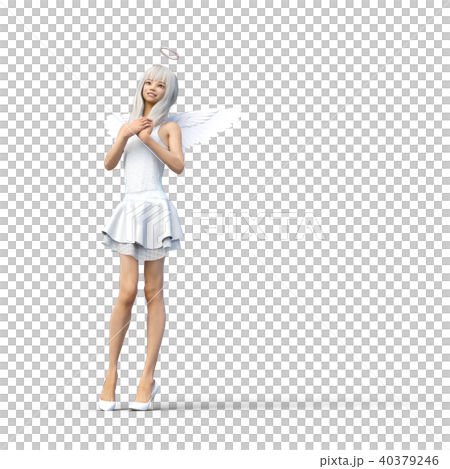 かわいい天使 フェアリー 妖精 perming3DCGイラスト素材 かわいい天使 フェアリー 妖精 perming3DCGイラスト素材 40379246