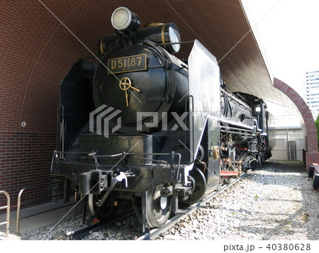 東日本旅客鉄道大宮総合車両センターに静態保存されているD51形蒸気機関車（D51 187） 40380628