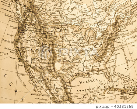 古地図 北米大陸 古地図 北米大陸 40381269