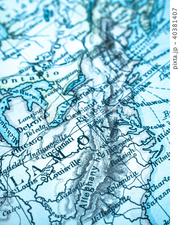 古地図　アメリカ東海岸 40381407