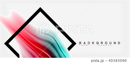 Blurred fluid colors background, abstract waves lines, vector illustration Blurred fluid colors background, abstract waves lines, vector illustration 40383090