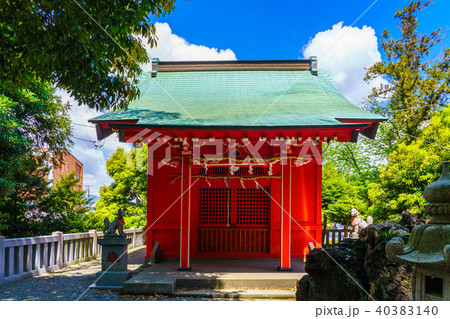 （静岡県長泉町）割狐塚稲荷神社　本殿 40383140