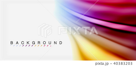 Blurred fluid colors background, abstract waves lines, vector illustration Blurred fluid colors background, abstract waves lines, vector illustration 40383203