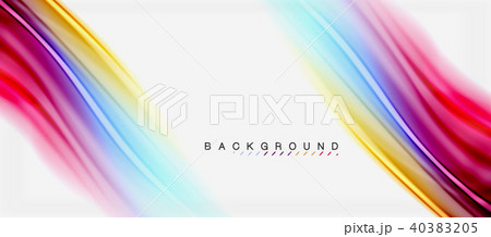 Blurred fluid colors background, abstract waves lines, vector illustration Blurred fluid colors background, abstract waves lines, vector illustration 40383205