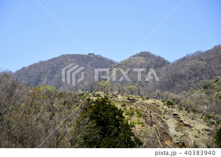 丹沢表尾根・行者ヶ岳：塔ノ岳に向かう登山道 40383940