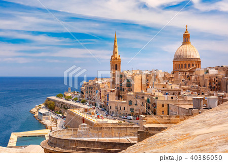 Domes and roofs of Valletta , Malta Domes and roofs of Valletta , Malta 40386050