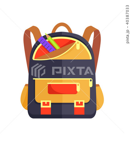 Backpack for Kid with School Stationery Accessory 40387033