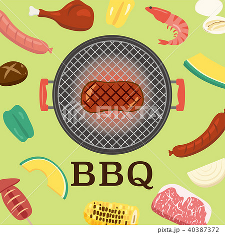 バーベキュー　BBQ 40387372