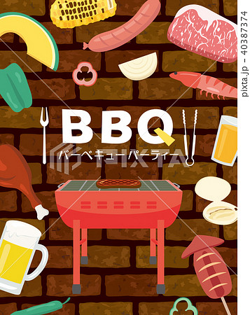バーベキュー　BBQ 40387374