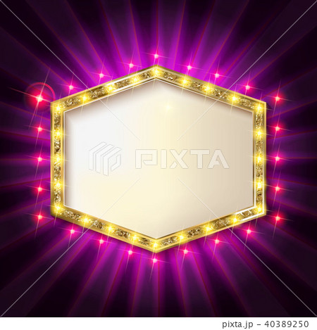 Retro Showtime 1950s Sign Design. 40389250