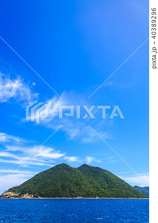 小値賀行きフェリーから 野崎島の風景 【長崎県北松浦郡】 小値賀行きフェリーから 野崎島の風景 【長崎県北松浦郡】 40389296