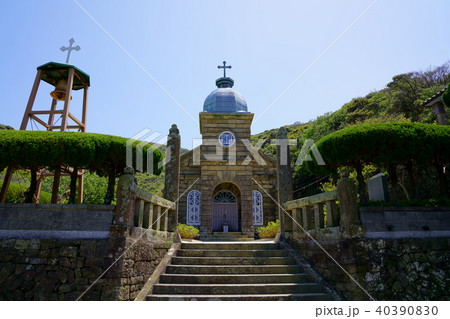 [長崎県]（世界文化遺産）新上五島町の頭ヶ島天主堂 40390830