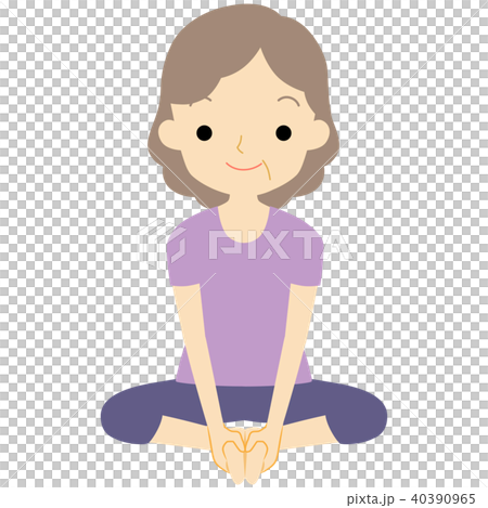 Yoga Poise Bakudakona Asana (Togetherness pose) Illustration Yoga Poise Bakudakona Asana (Togetherness pose) Illustration 40390965