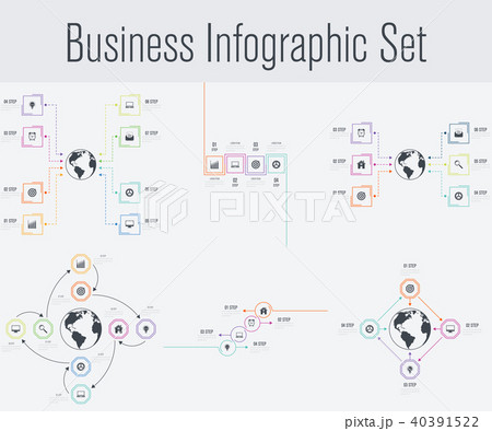 Set with infographics 40391522