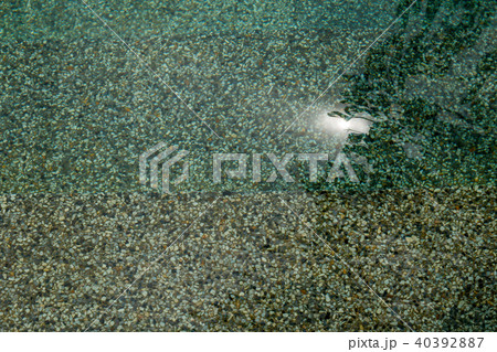 beautiful Blue water in swimming pool 40392887
