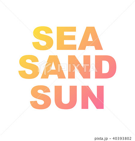 Summer quote gradient logo on white background Summer quote gradient logo on white background 40393802
