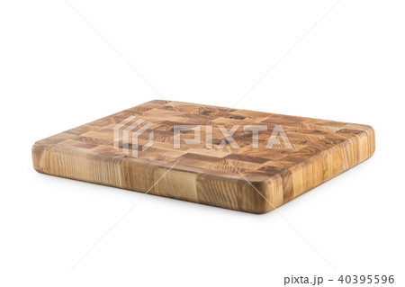Wooden kitchen board isolated on white background Wooden kitchen board isolated on white background 40395596
