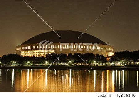 福岡西区　夜景都市風景 40396146