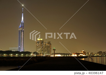 福岡西区　夜景都市風景 40396147