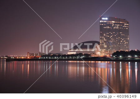 福岡西区　夜景都市風景 40396149