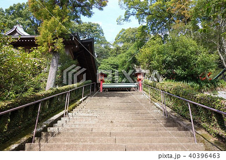 諏訪神社の石段 諏訪神社の石段 40396463
