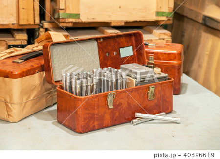 Set old Soviet individual personal dosimeters Set old Soviet individual personal dosimeters 40396619