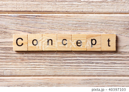 Concept word written on wood block. Concept word written on wood block. 40397103