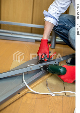 パイプベッドの解体 パイプベッドの解体 40397764