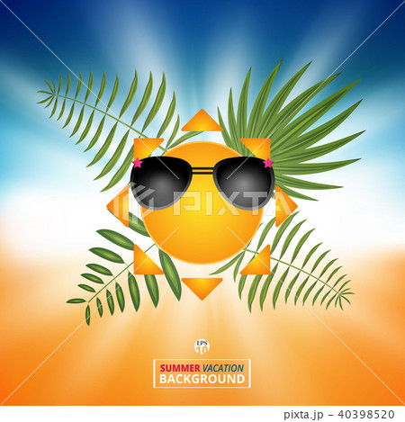 Abstract of summer background with sun bright  40398520