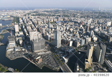 日本の横浜都市景観 横浜の街並みを望む 日本の横浜都市景観 横浜の街並みを望む 40398620