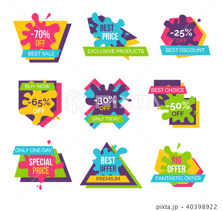 Best Sale Exclusive Products Vector Illustration 40398922