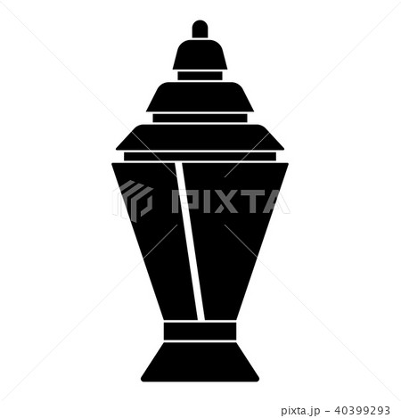 Ramadan kareem lantern or fanous icon black Ramadan kareem lantern or fanous icon black 40399293