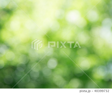 Green bokeh background and sunlight 40399732