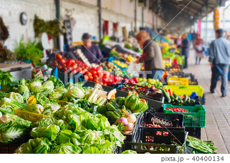Vegetable Bolhao market Porto, Portugal 40400134