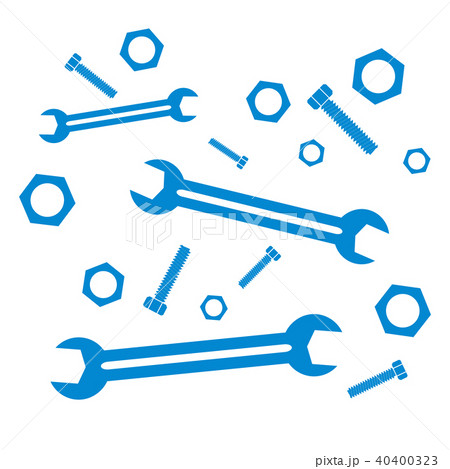Nice picture of a colored tools 40400323