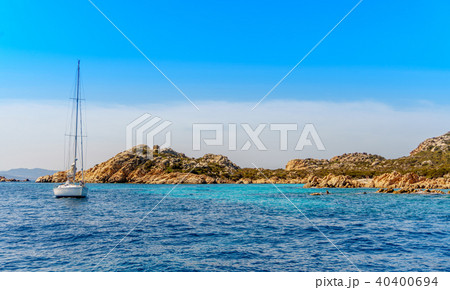 yacht near Sardinia island 40400694