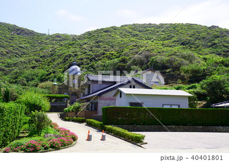 [長崎県]（世界文化遺産）新上五島町の頭ヶ島集落と天主堂 40401801