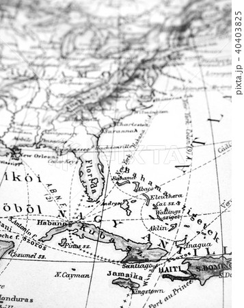 古地図　キューバ 40403825
