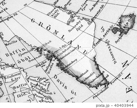 古地図　グリーンランド 40403944