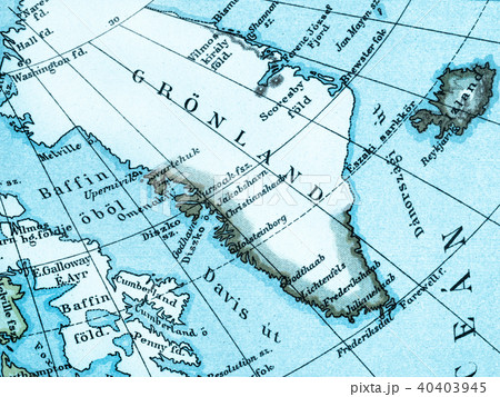 古地図　グリーンランド 40403945